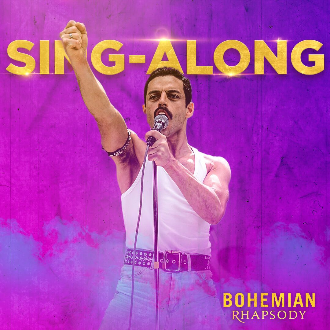 Nyt saa laulaa! Bohemian Rhapsody -elokuvan sing-along -versio tulee 22.2. elokuvateattereihin.