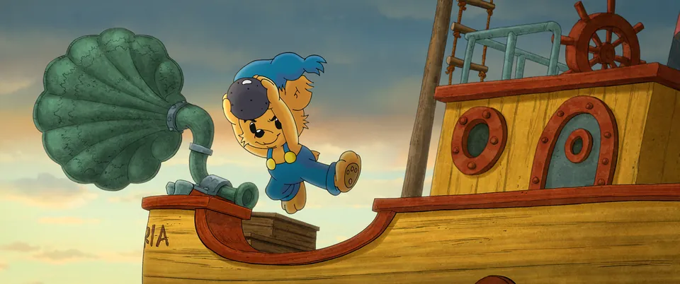 Kuva elokuvasta Bamse ja meren salaisuus