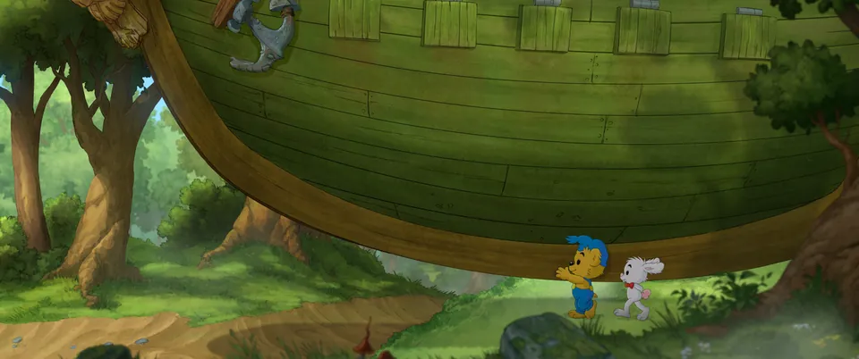 Kuva elokuvasta Bamse ja meren salaisuus