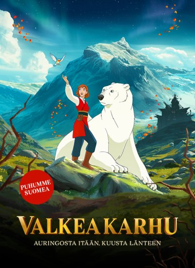 Valkea karhu, auringosta itään, kuusta länteen